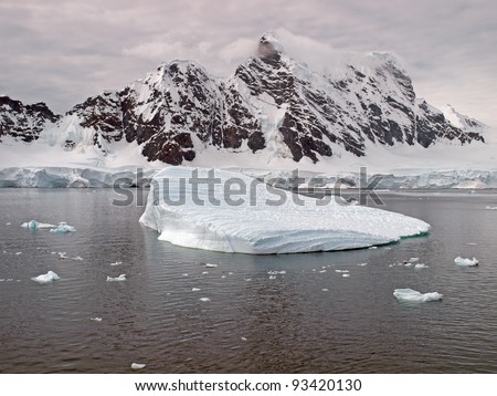 Ice floes in the Bismarck Strait, Antarctic Peninsula