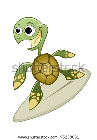 Turtles Surfing