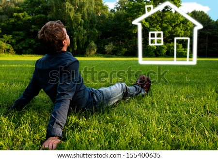 Dream House On Grass