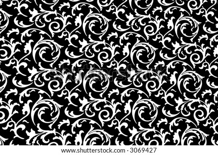 old grunge gothic floral marble background horizontal