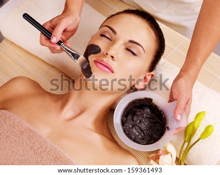 Adult Woman Having Beauty Treatments In The Spa Salon