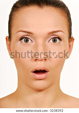 Natural makeup Closeup face