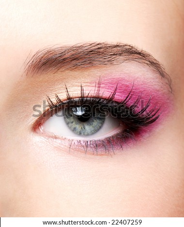 pinks makeup. Beautiful pink make-up,