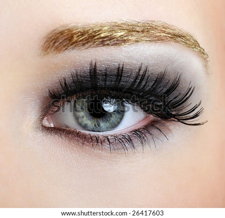 Makeup Styles on Woman Eye With Style And Fashion Make Up Stock Photo 26417603
