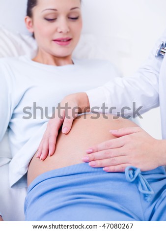 a pregnant