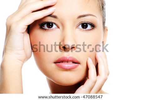 stock photo : Close-up face of 2011