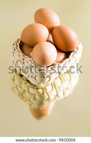 Farm-fresh Eggs in One Basket