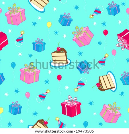 wallpaper happy birthday. stock vector : Happy Birthday