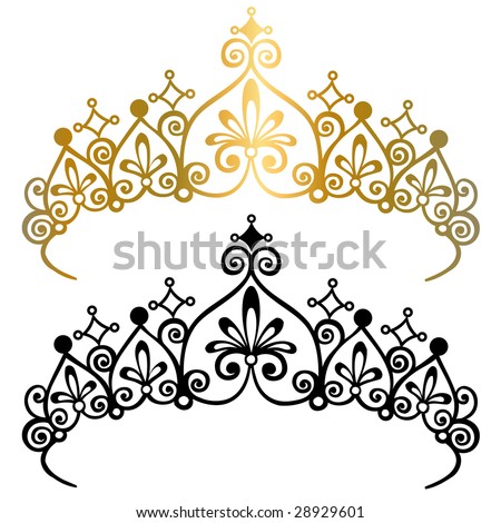 princess crown clipart. stock vector : Princess Tiara