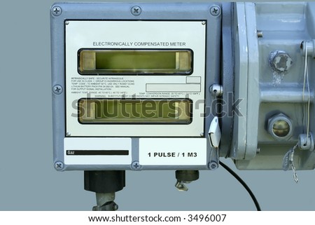 Electronic gas meter