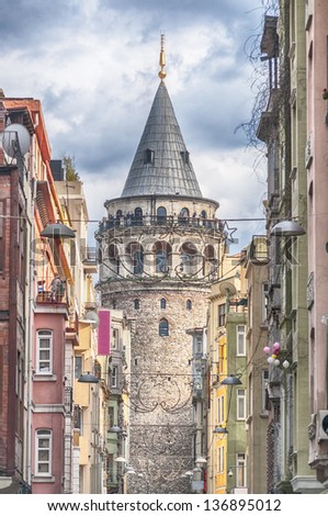 The Galata Tower is one of Istanbul's most visited tourist attractions The Galata Tower is one of Istanbul's most visited tourist attractions