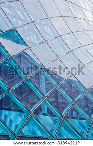 MALMO, SWEDEN - MAY 13: Emporia facade on May 13, 2013 in Malmo. Luxury shopping mall designed by architect Gert Wingardh\'s Studio.
