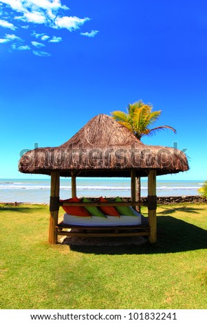 The Gazebo waiting for you at Arraial d\'Ajuda Eco Resort as beach theme