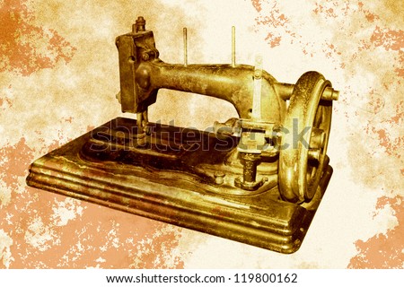 A retro serie - Sewing machine.