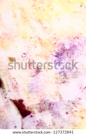 Photo of Colored stained paper
