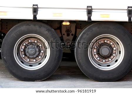 A transport theme: Truck tires
