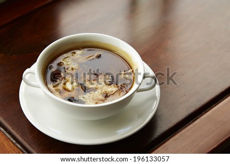 Shark fin soup