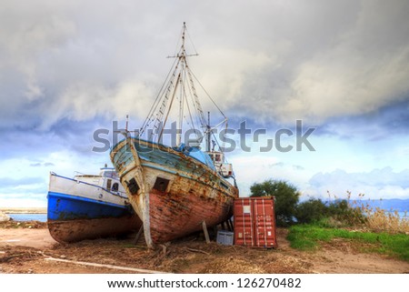 Old ship out of service