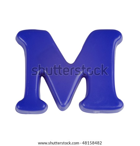 letter m images. stock photo : The letter M on