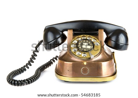  Fashioned Telephone on An Old Fashioned Telephone Stock Photo 54683185   Shutterstock