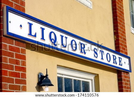 Old Liquor Store sign