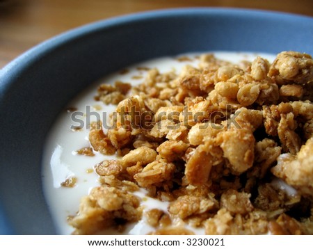 Cereal and sour milk