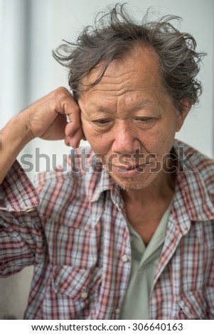 Stress - Old man stressed