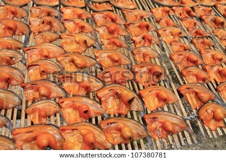 Dried fish,Food preservation, salted fish