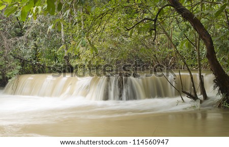 Waterfall in forest, names \