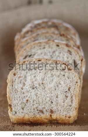 whole grain bread. whole wheat bread.
