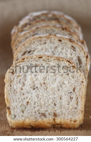whole grain bread. whole wheat bread.