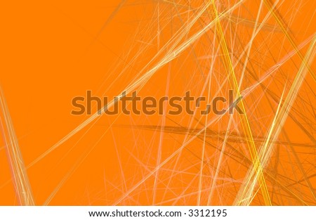 Orange fractal - Blade or Hair if you like.