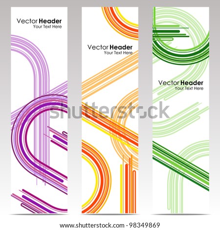 Retro Vector Banner Set - 98349869 : Shutterstock