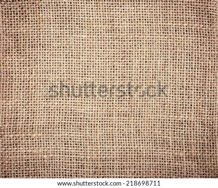 Burlap textile background with vintage filter effects