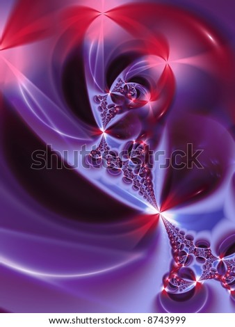 Complex Violet fractal background