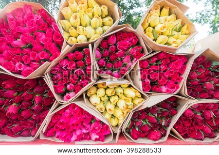 flower bouquet on background photography