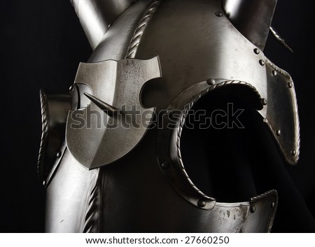 Armour for a head of a horse of the medieval knight