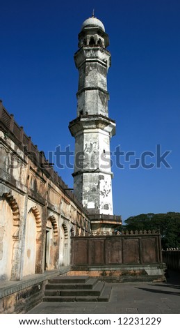 minaret of Bibi-ka-Maqbara, poor\'s man Taj Mahal