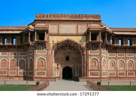 the Agra Fort, Agra, India