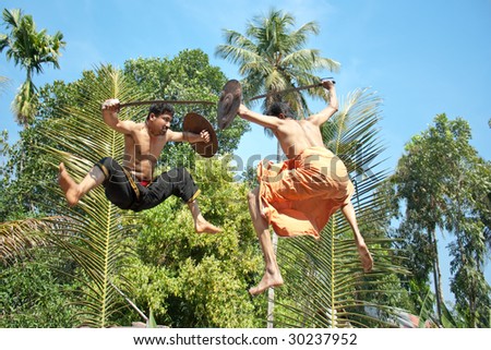 Kalarippayat,fight in air,  indian ancient martial art of Kerala