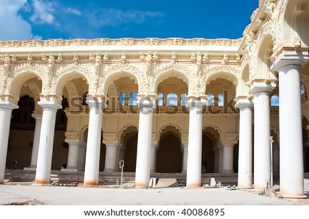 Thirumalai Nayak Palace inside, Madurai,Tamil Nadu,  India