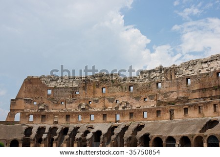 Colosseom inner walls