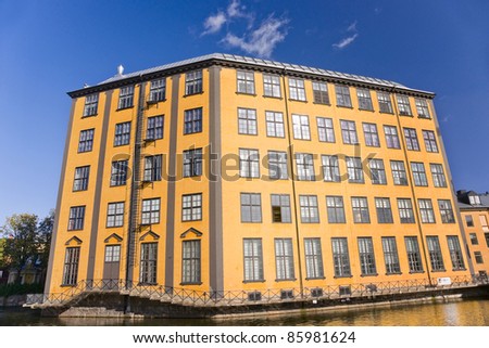 Flat iron building, Norrkoping