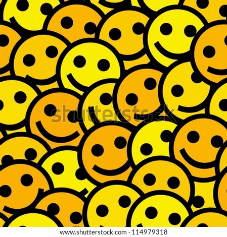 Smiling emoticons Seamless pattern Smiling emoticons Seamless pattern