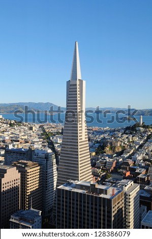 San Francisco Downtown Skyline view