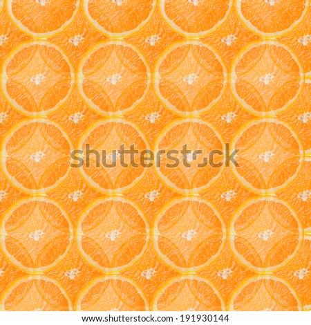 orange slice background with transparent top layer.
