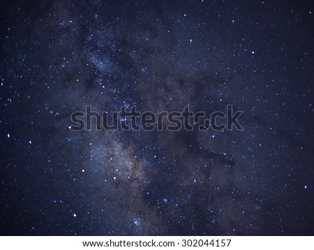 Close-up of Milky Way, Taken via star tracker, low noise high quality