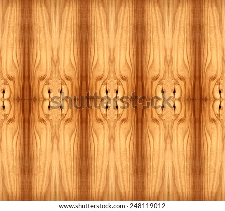 Wooden Background with English Yew
