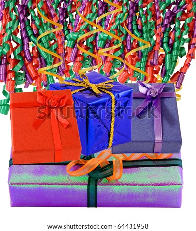gift boxes and ribbons for any kind of celebration