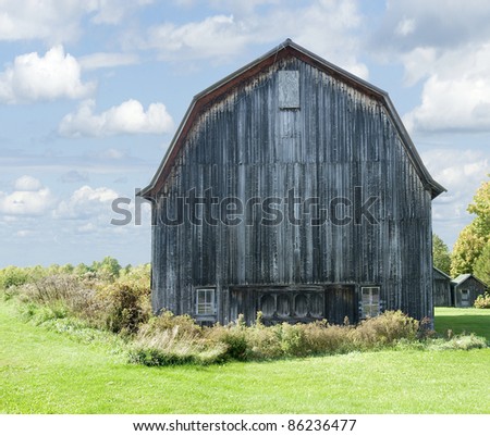 beautiful old barn in the country